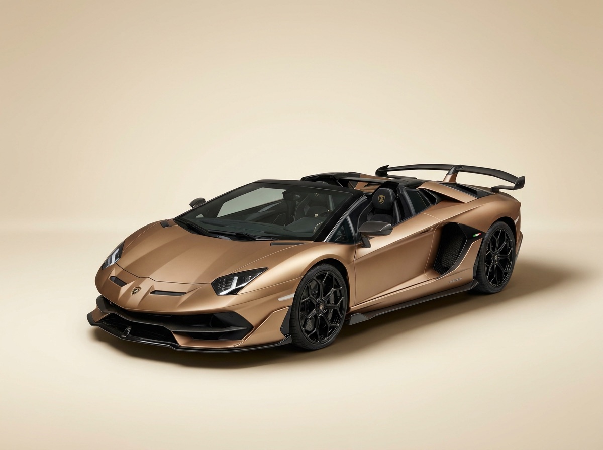 Lamborghini Aventador SVJ Roadster Oro Elios