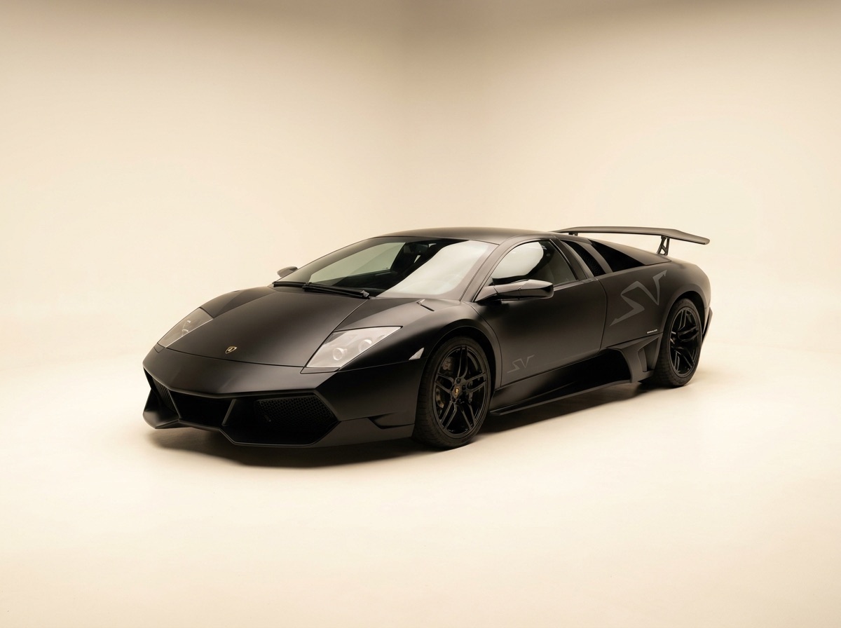 Lamborghini Murcielago LP670-4 SV noire mate