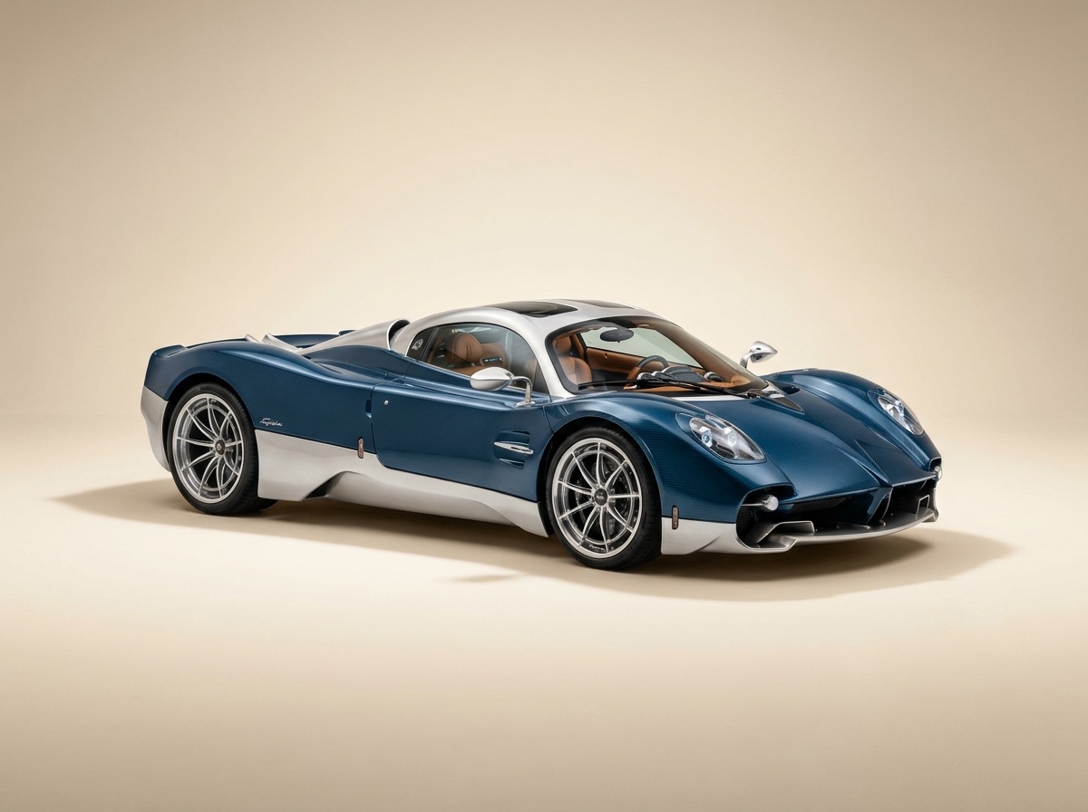 Pagani Utopia carbone bleu